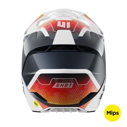 Casque cross Shot RACE - PHASER 2025 - Bleu / Rouge