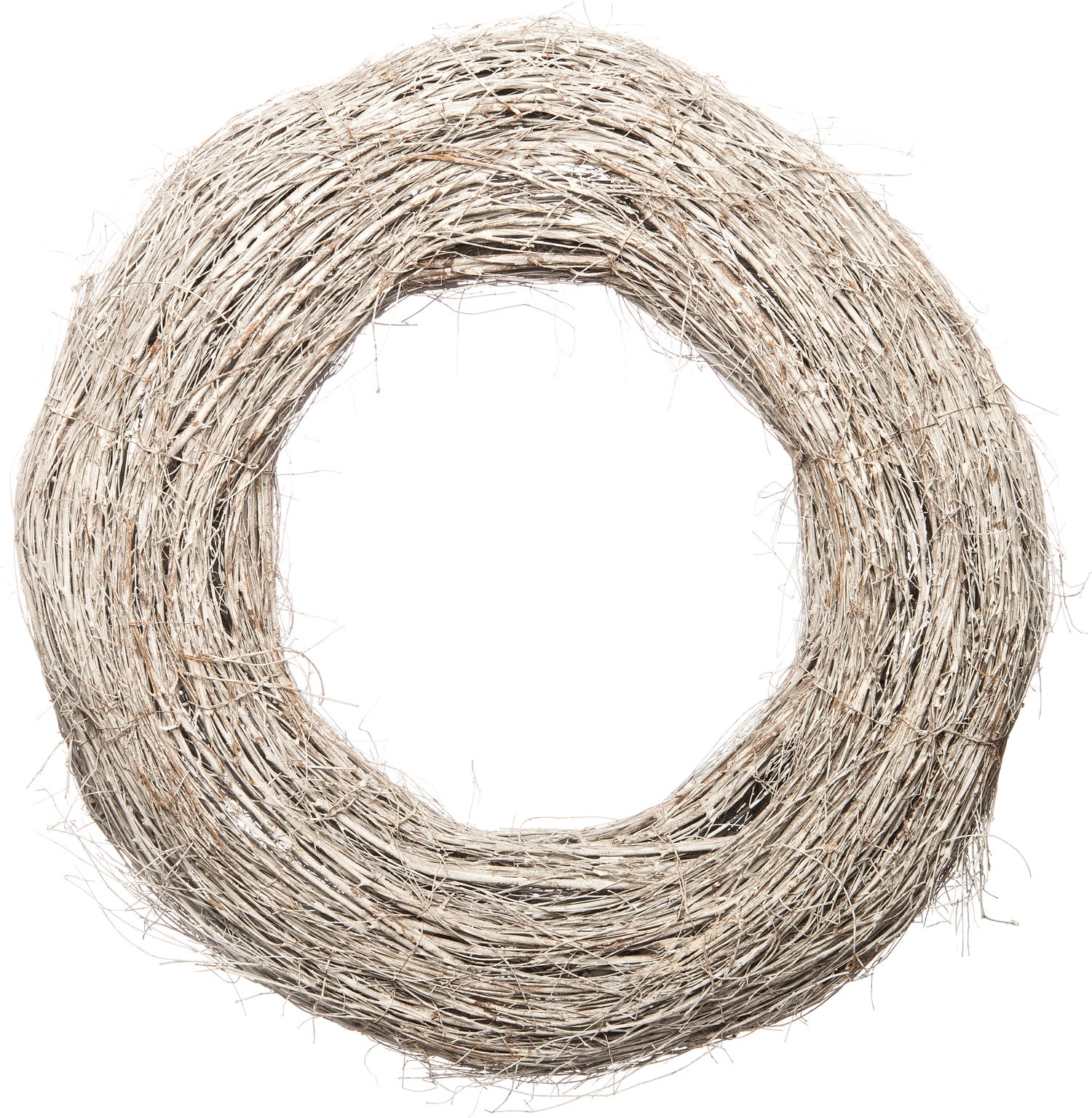 Intratuin wanddecoratie krans wit D 65 H 16 cm