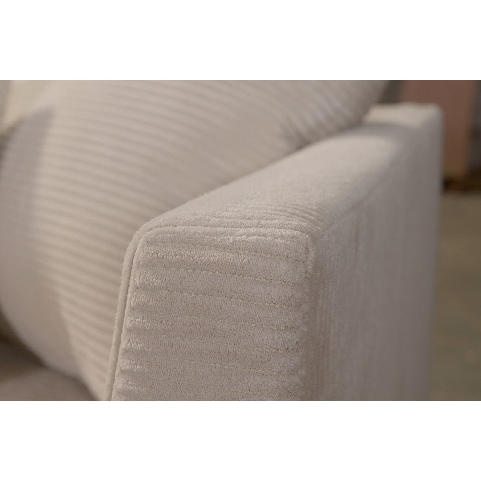 Ecksofa Kia Cordstoff beige