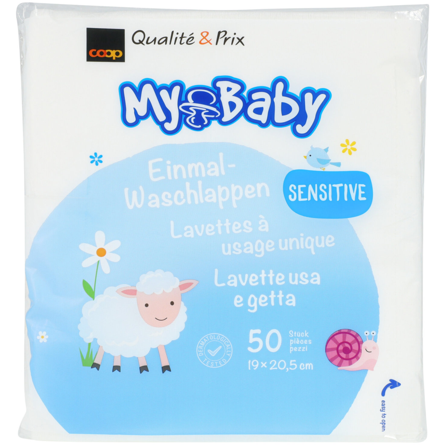 My Baby Einmal-Waschlappen Sensitive