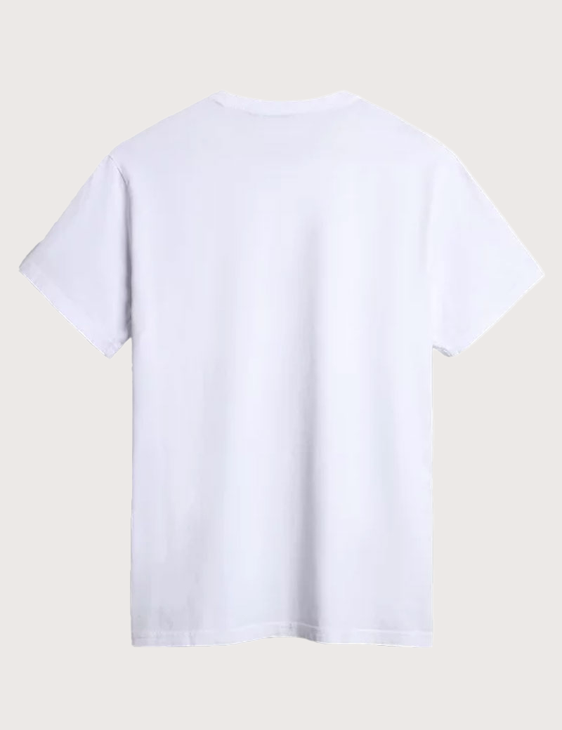 NAPAPIJRI T-SHIRT LOGO NAPA CŒUR BLANC