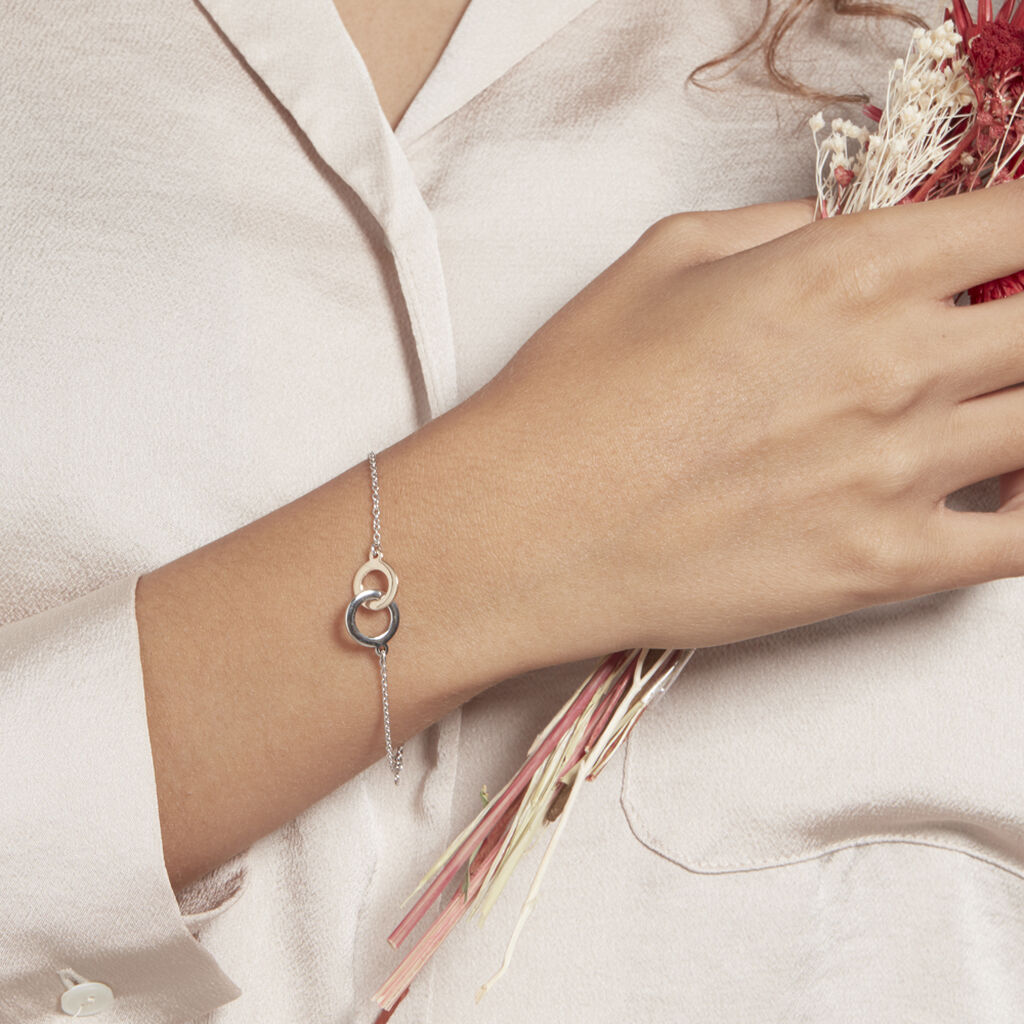 Bracelet Fethi Argent Bicolore