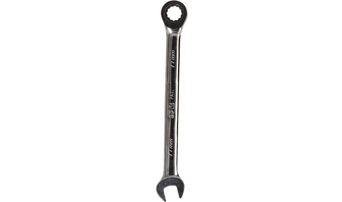 Ringgaffelnøgle 11mm m/skralde