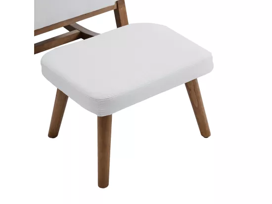 Chaise longue à bascule avec repose-pieds, bascule avant et arrière avec sac de rangement
