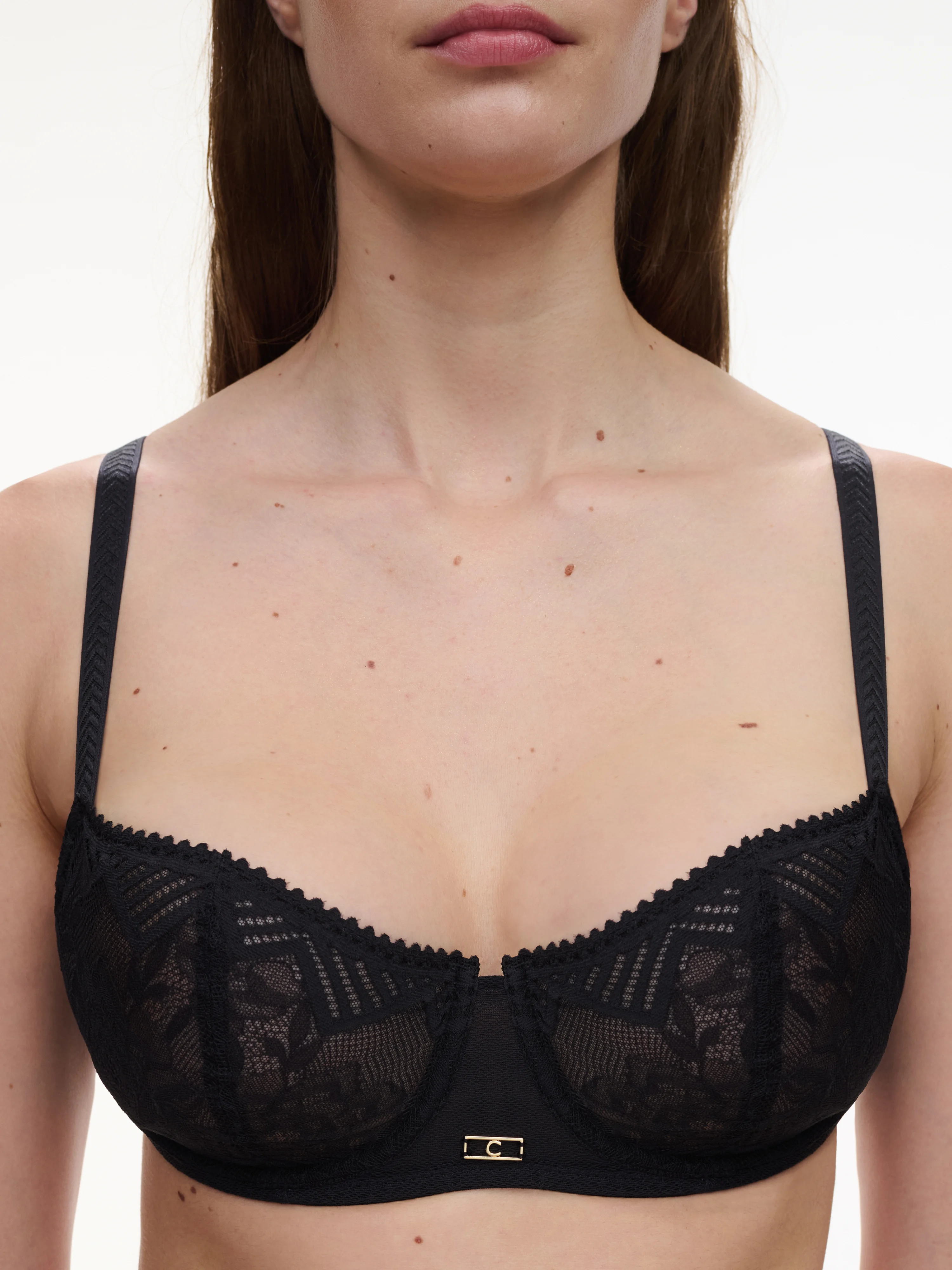 ORIGINS - Soutien-gorge corbeille en dentelle | Noir