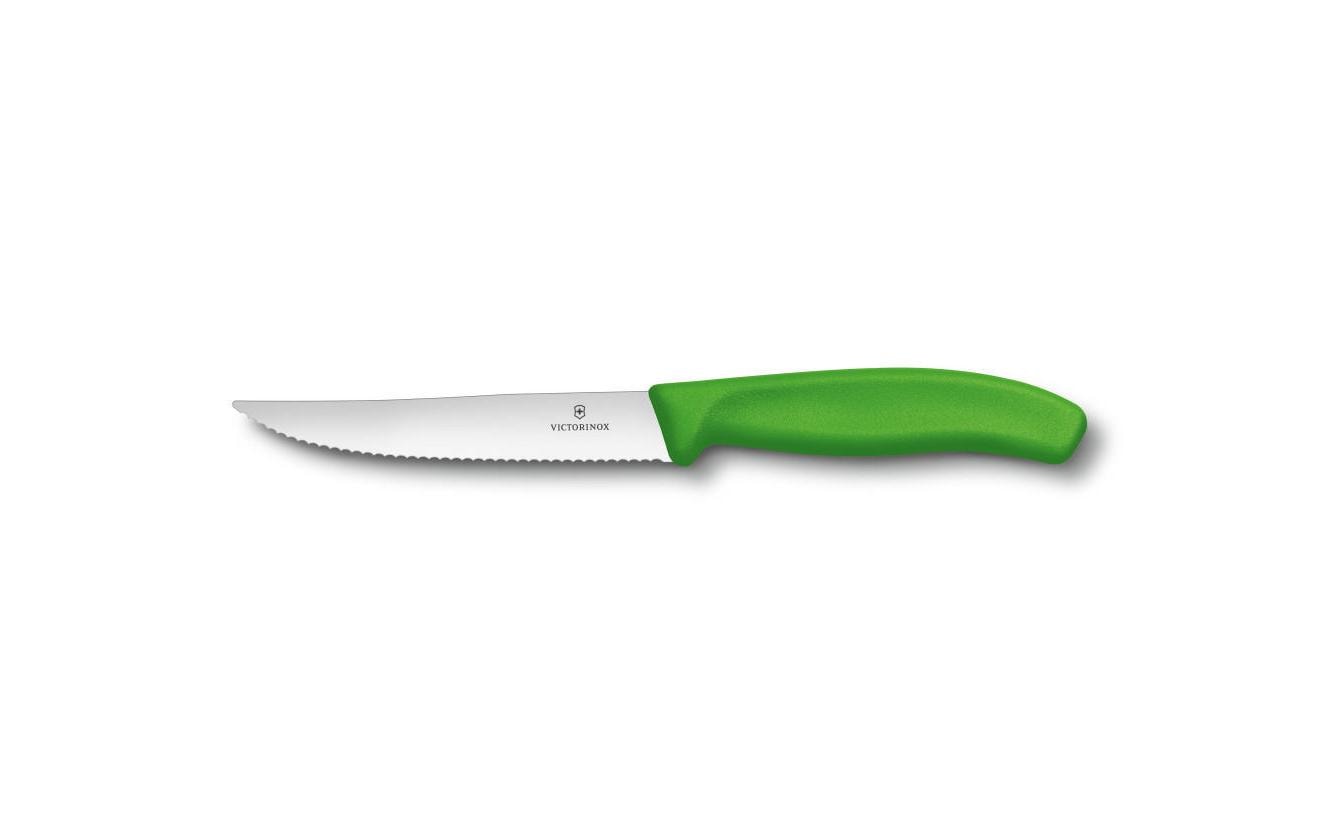 Messerblock-Set mit Messer Swiss Classic 5-teilig, SchwarzMesserblock bestückt mit 4 Steak- und Pizzamessern