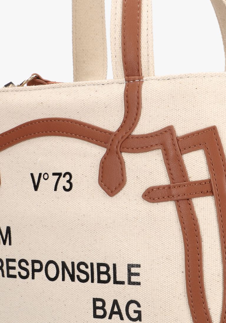 V73 beige v73 shopper responsibility shopping must