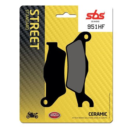 Plaquettes de freins SBS 951HF Sinter Métal Fritté avant