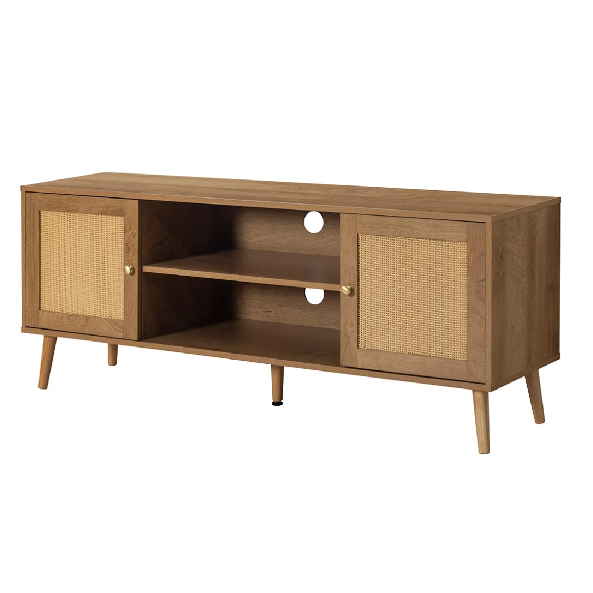 BESTMOBILIER Goto - Meuble TV - Bois