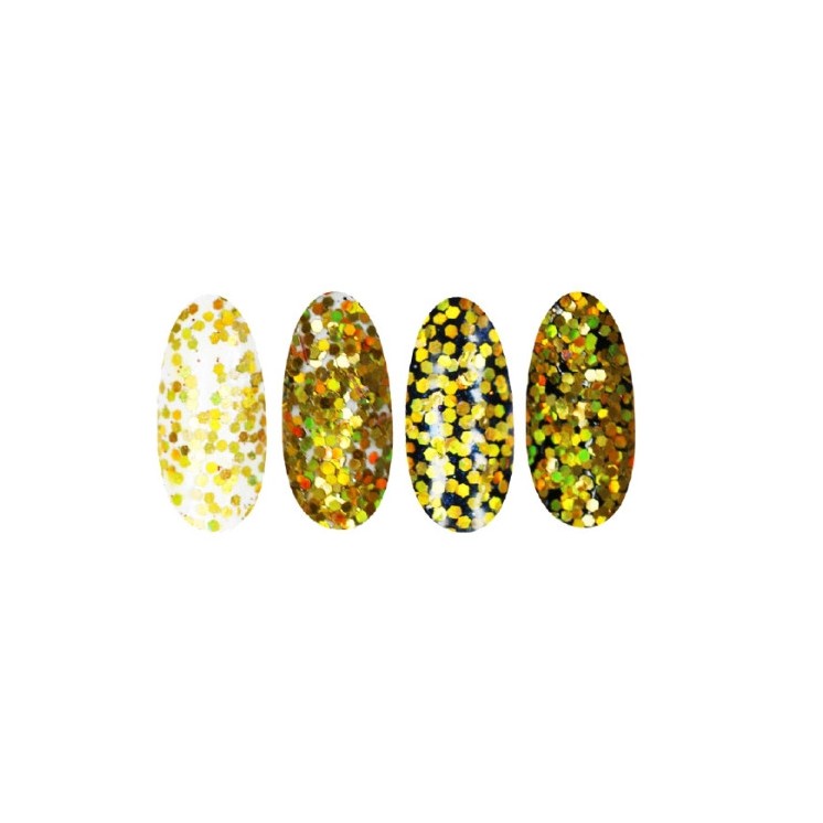 Ronney Glitter Nagelpoeder /50/ Goudfolie