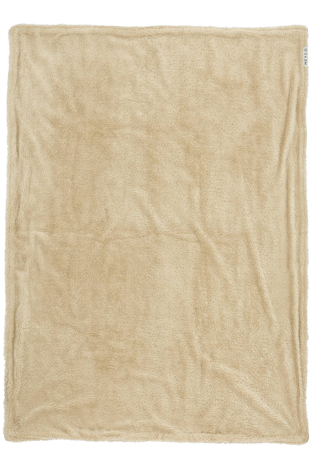 reversible baby ledikantdeken Mini Knots Teddy 100x150 cm Sand
