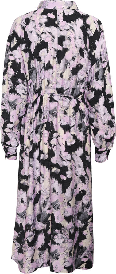 Kaffe KAvictoria Shirt Dress Black/blue graphic strokes