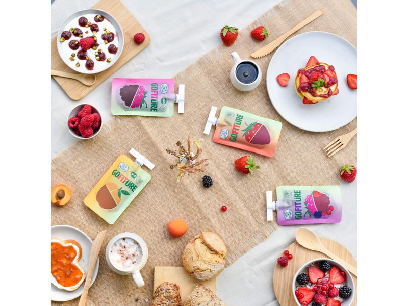 GOFITÜRE Beerenaufstrich mit Pastinaken 120 g Schweizer Beerenaufstrich mit 50% weniger Zucker