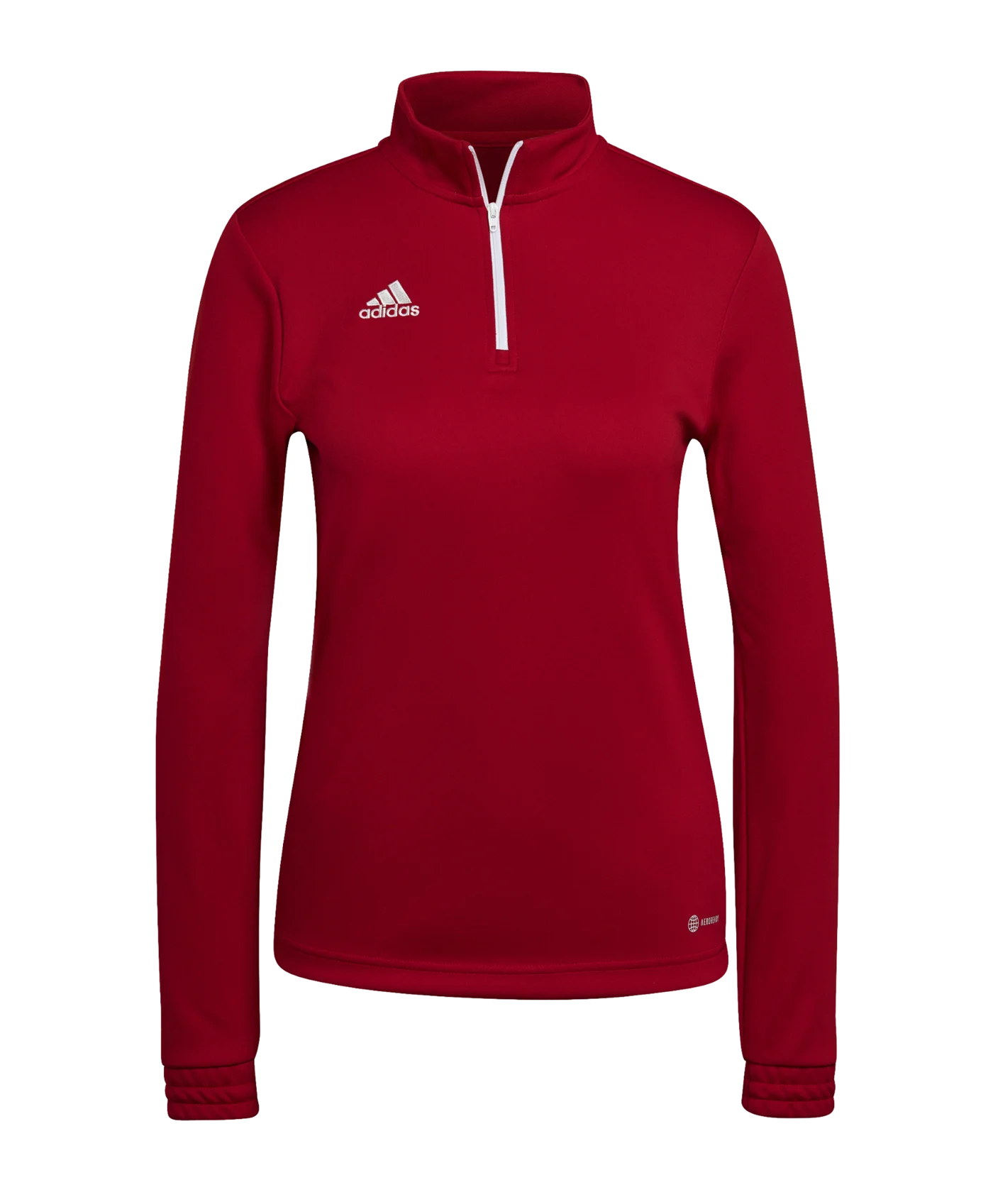 adidas Entrada 22 HalfZip Sweatshirt Damen Rot