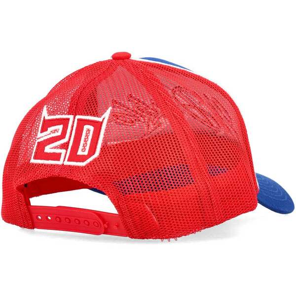 Fabio Quartararo - Casquette trucker El Diablo 20 Bleu / Rouge