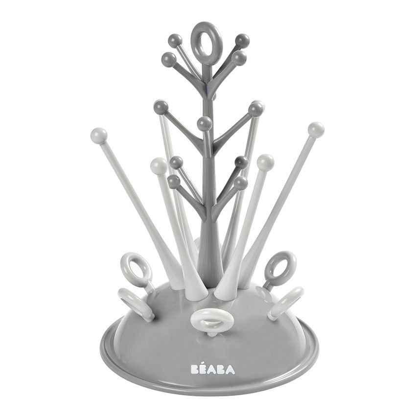Sèche-biberons Arbre - Gris - Ecru