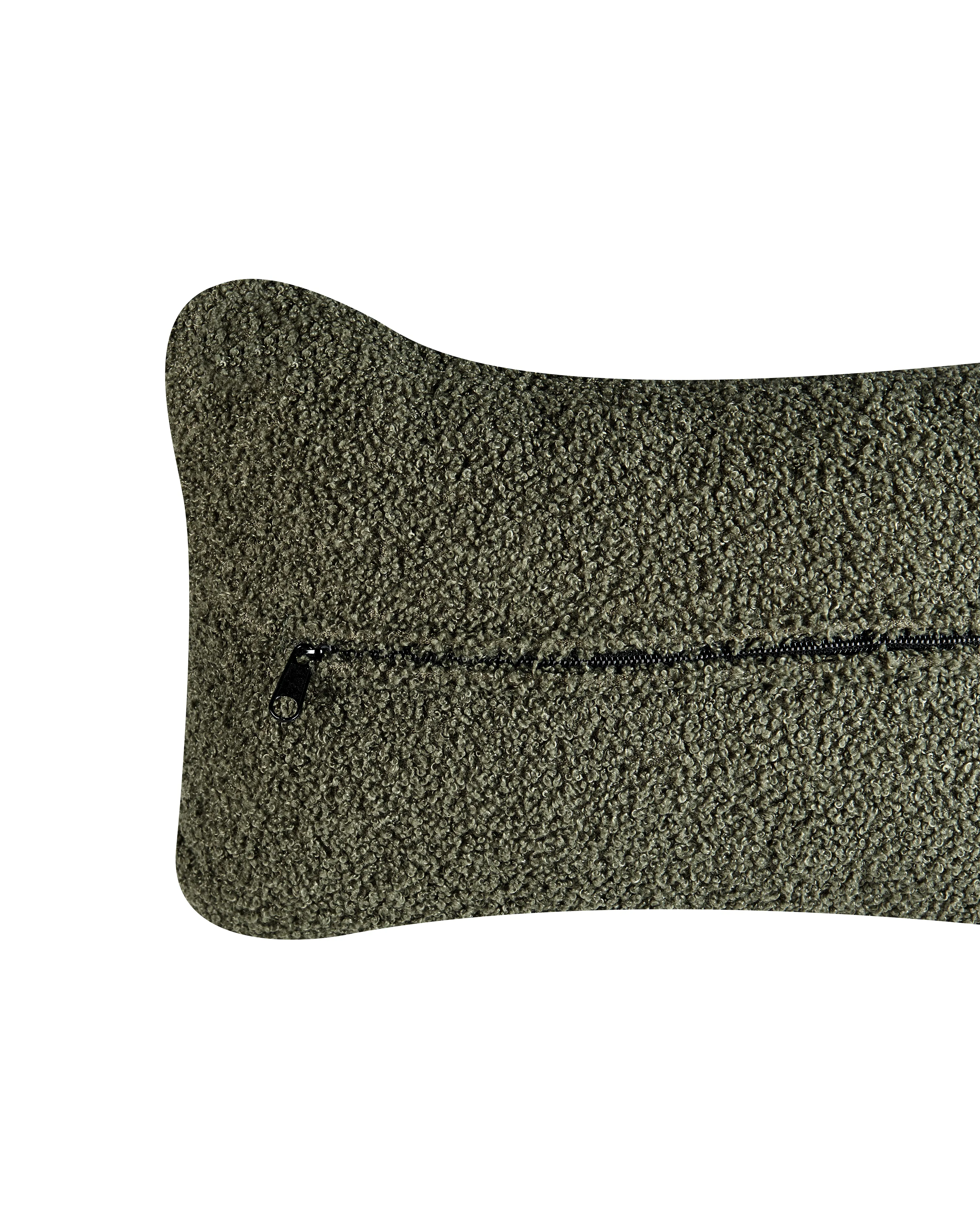 Fauteuil OTSBY Bouclé Donkergroen