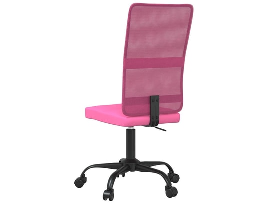 VIDAXL - Chaise de bureau rose tissu en maille