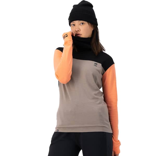 Collant thermique MONS ROYALE W YOTEI BF HIGH NECK PUNCH/CINDER/BLACK
