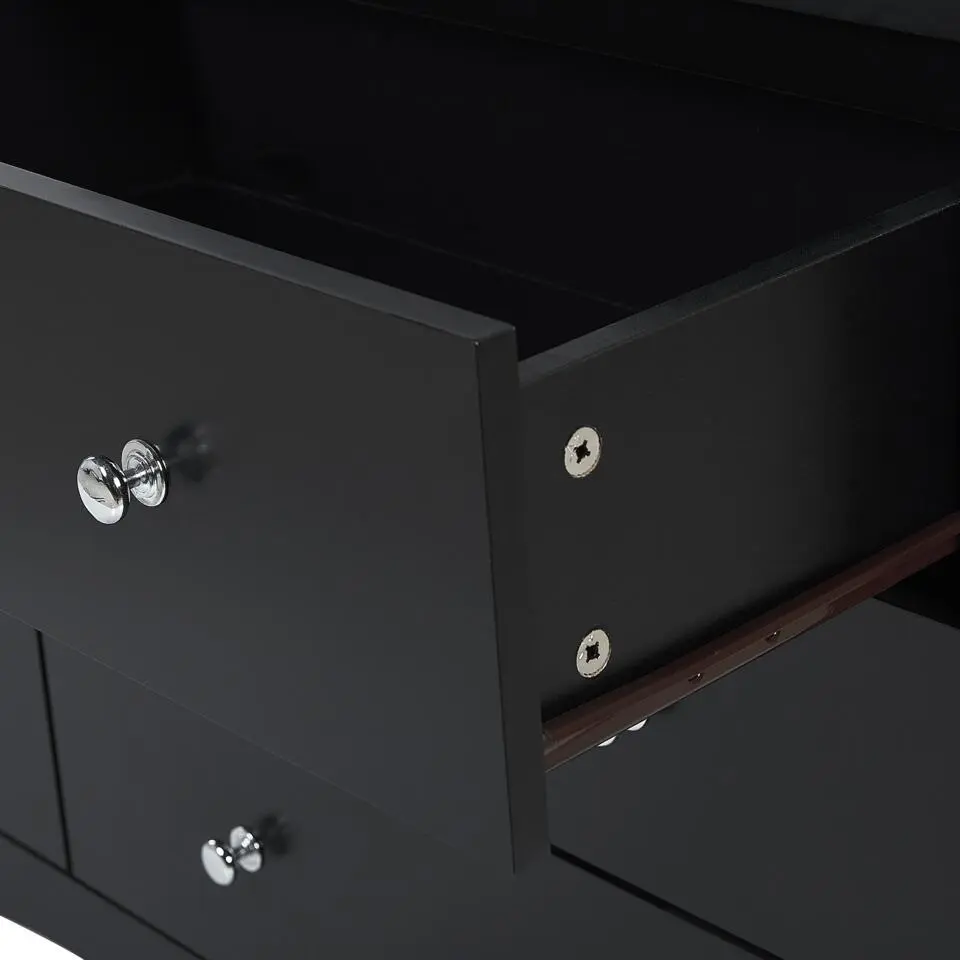 WINCHESTER - Commode - Zwart - MDF