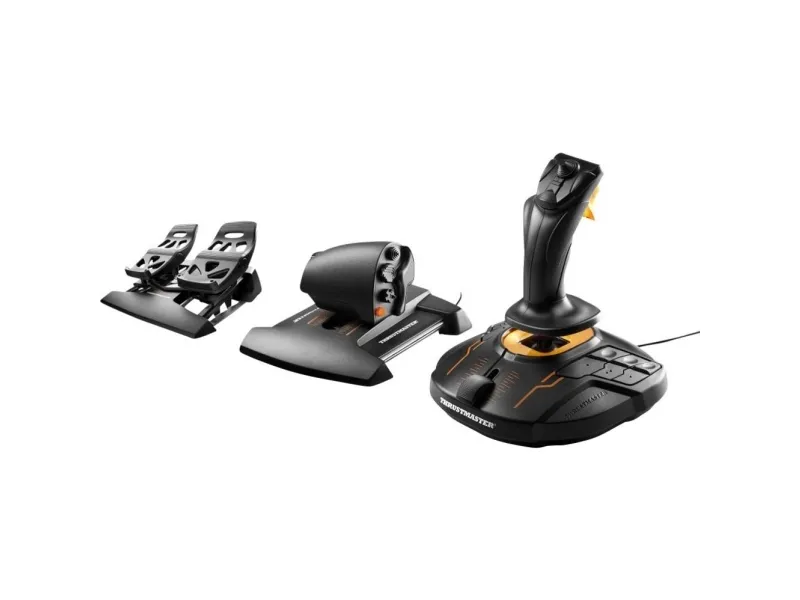 ThrustMaster T.16000M FCS Flight Pack - Joystick, speeder og pedaler - kablet - for PC