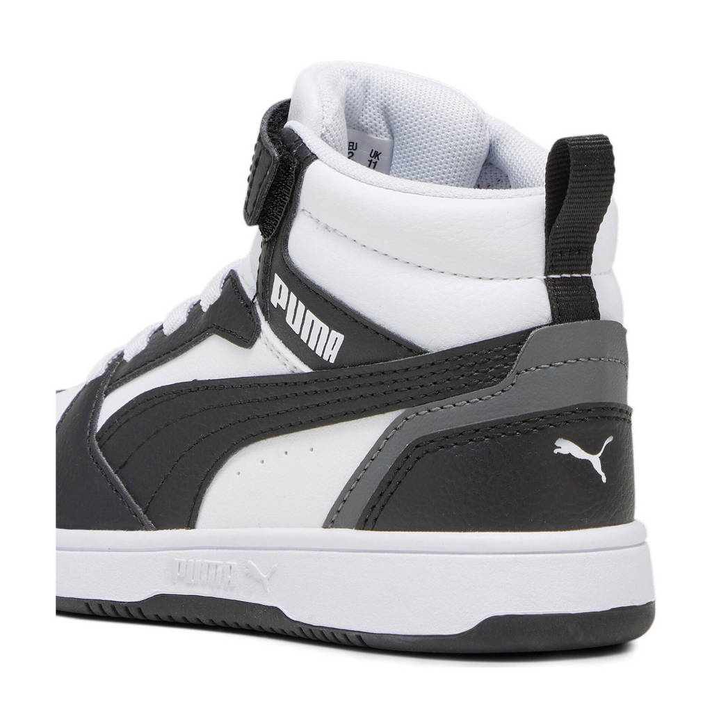 Puma Rebound v6 Mid V6 Mid sneakers wit/zwart