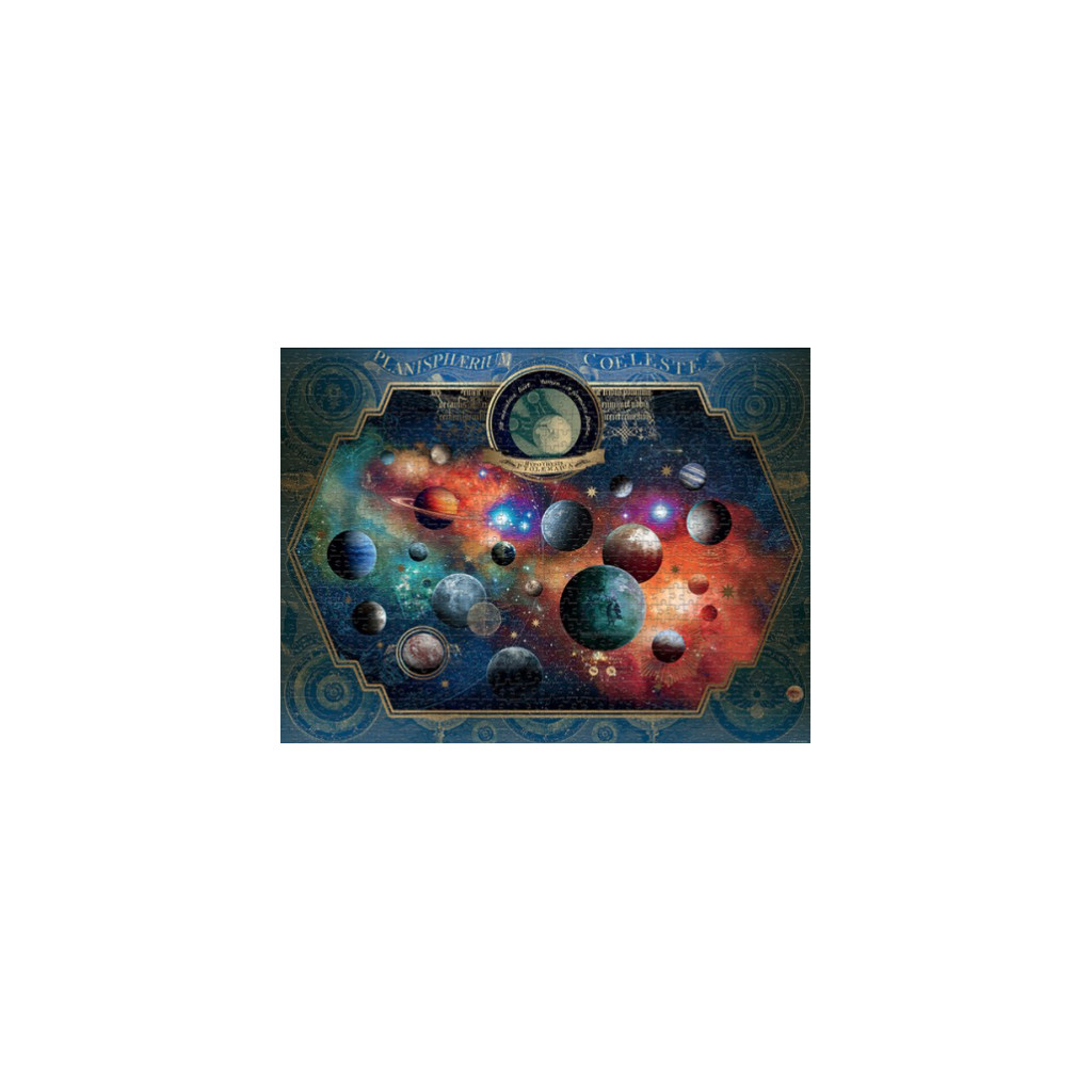 Puzzle - Map Art Space World - 1500 Pièces