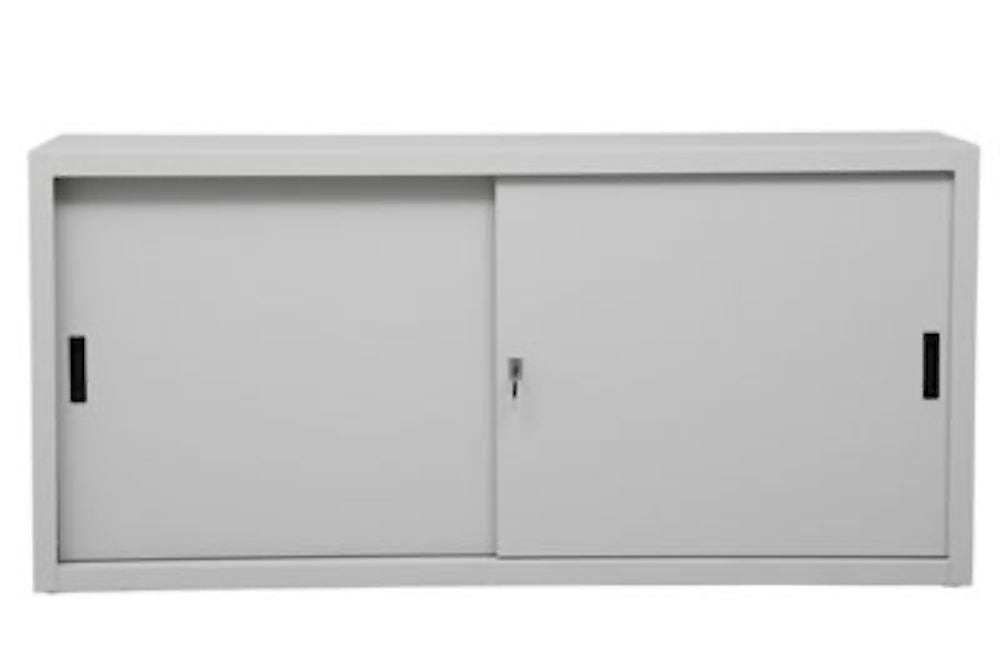 PROREGAL Schuifdeurkast Ant 2 Plankhoogtes HxBxD 75 x 160 x 45 cm Grijs