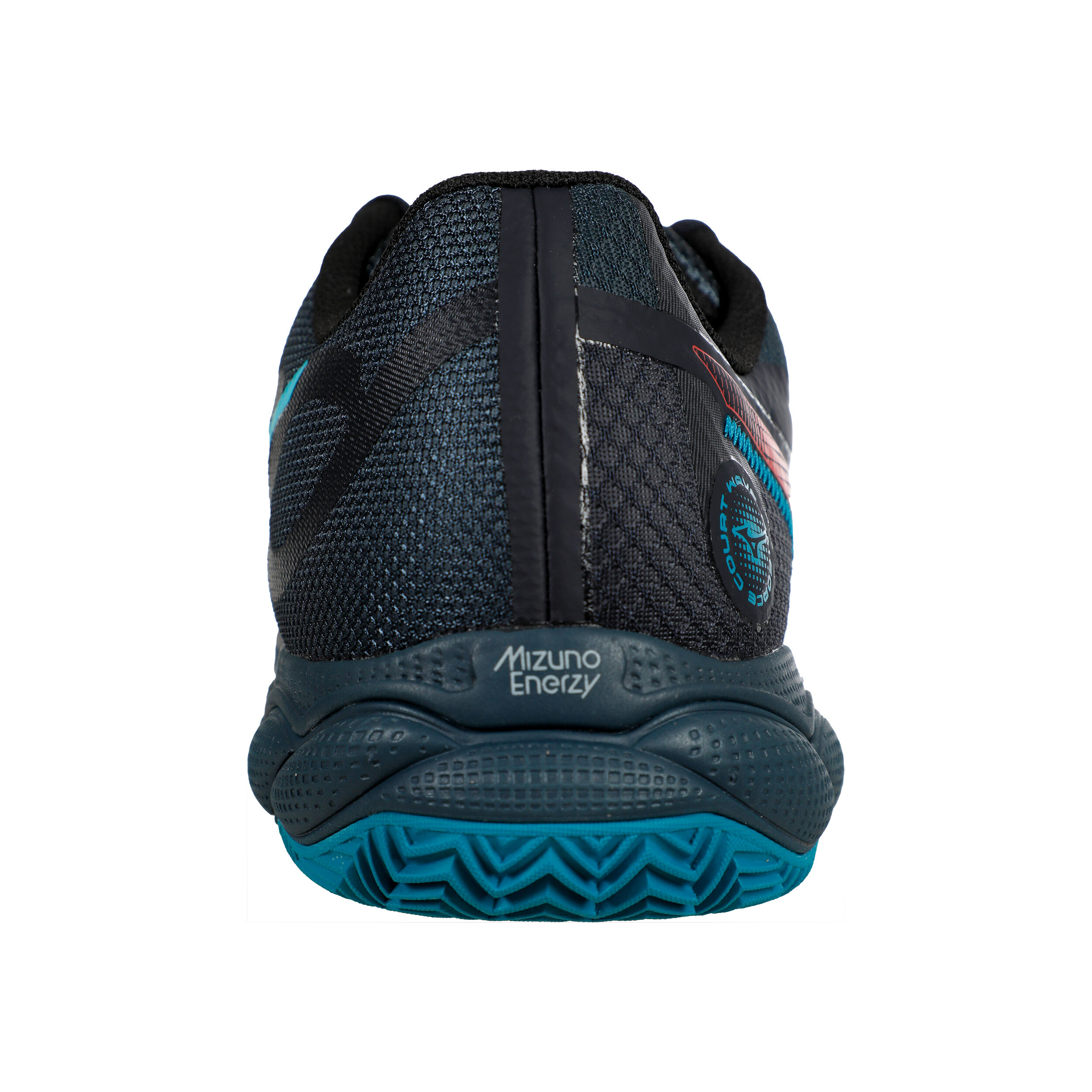 Mizuno Wave Enforce Court Chaussures Padel - Bleu Foncé , Corail