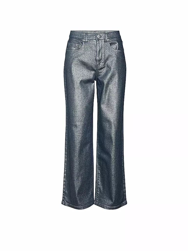VERO MODA Highwaist Jeans Wide Leg VMTESSA blau