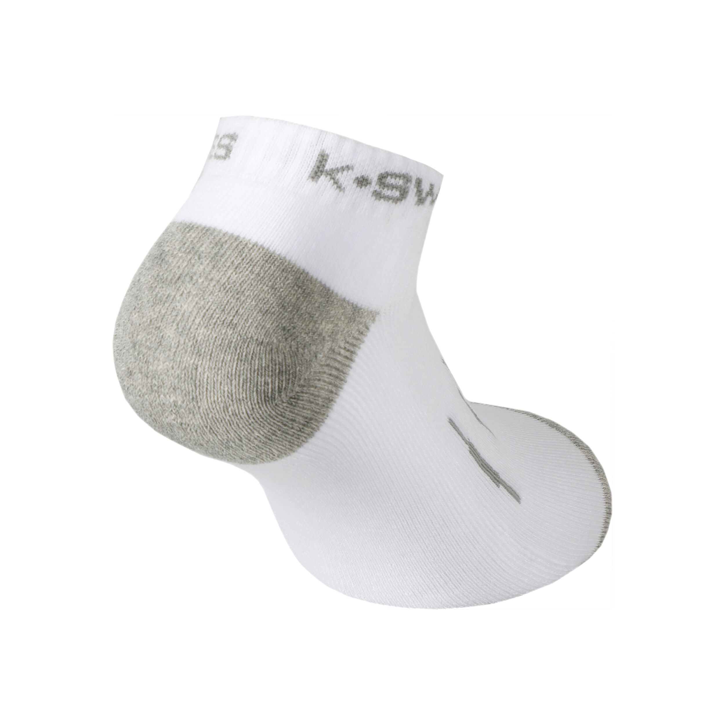 K-Swiss Chaussettes De Tennis Pack De 3 Femmes - Blanc , Gris Clair