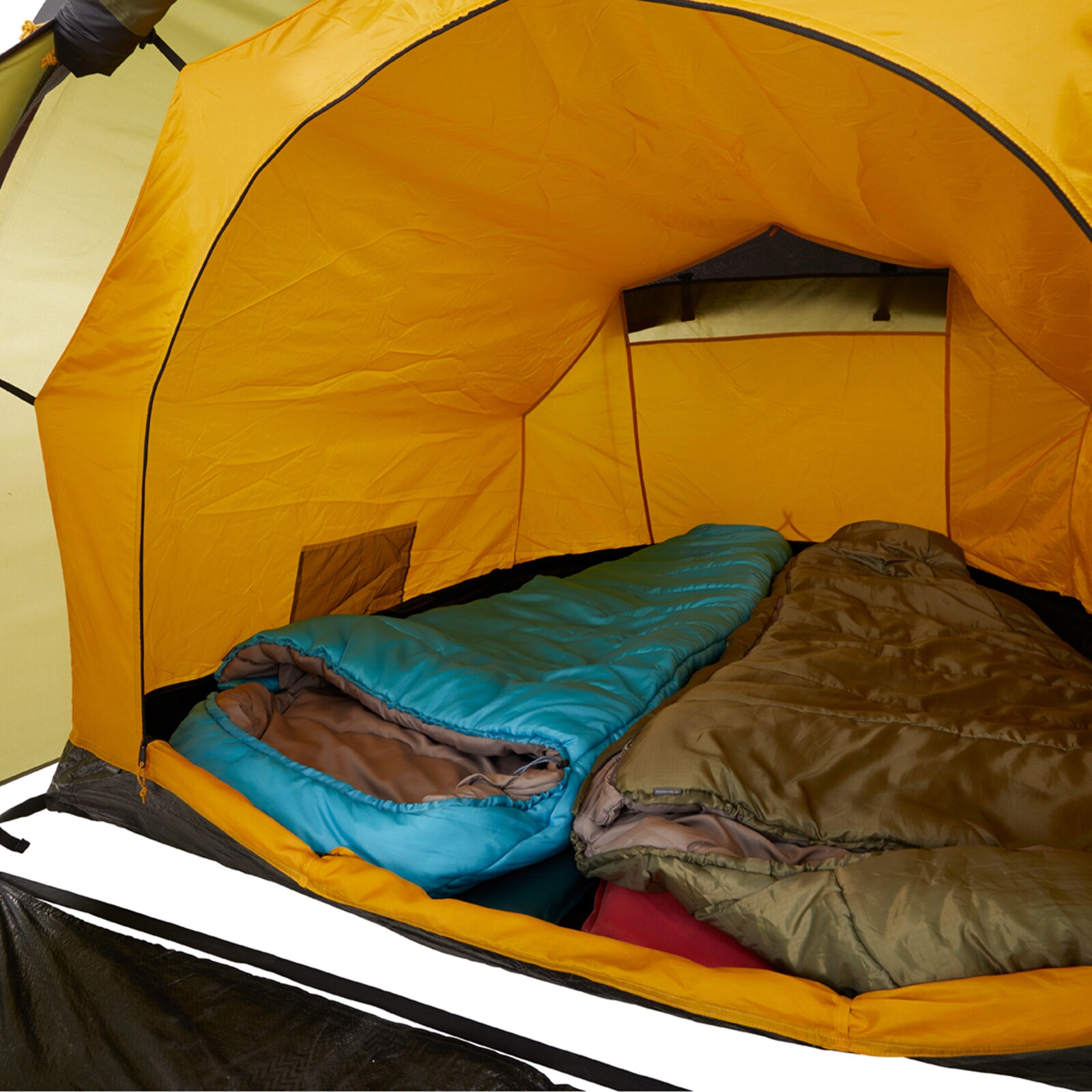 GRAND CANYON Tunelzelt Robson 2 Personen Zelt Familien Camping Leicht Vorraum Farbe: Blue Grass