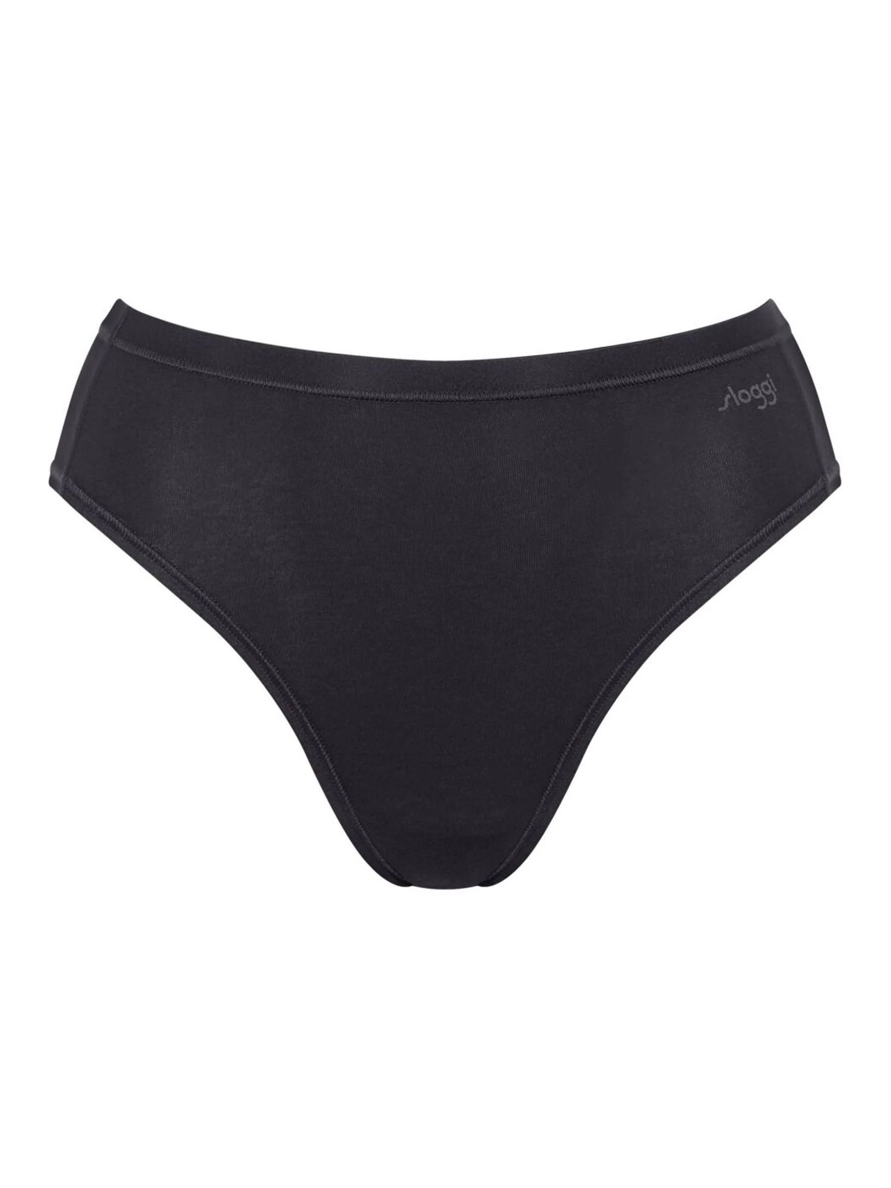 Zwart - Sloggi Go Daily Cotton Highwaist Knickers 3 Pack