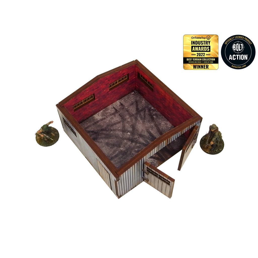 WW2 - Normandy Large Tin Shed