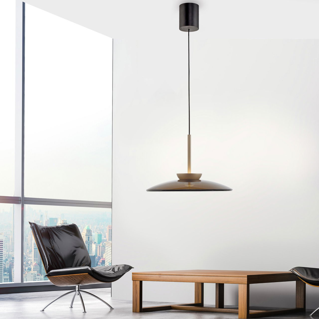 Paul Neuhaus Pendelleuchte PURE E-Moon PURE E-MOON