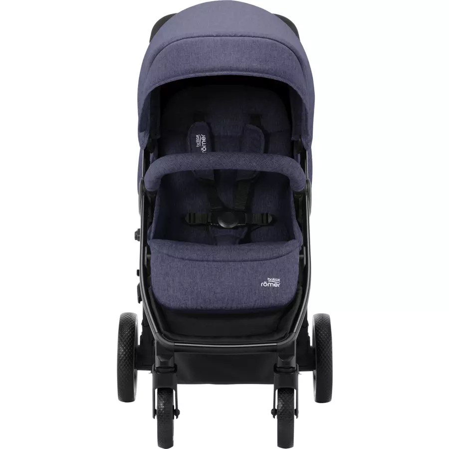 Britax Römer Buggy B-Agile M Navy Ink inklusive Babyschale Baby-Safe Core i-Size Space Black plus Basisstation Core und Adapter