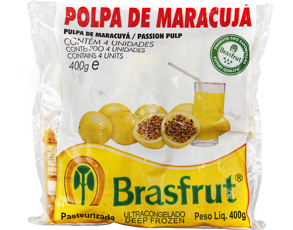 POLPA BRASFRUT DE FRUTA MARACUJÁ 4X100G