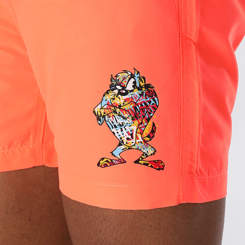 Short De Bain Taz Graff Orange Fluo