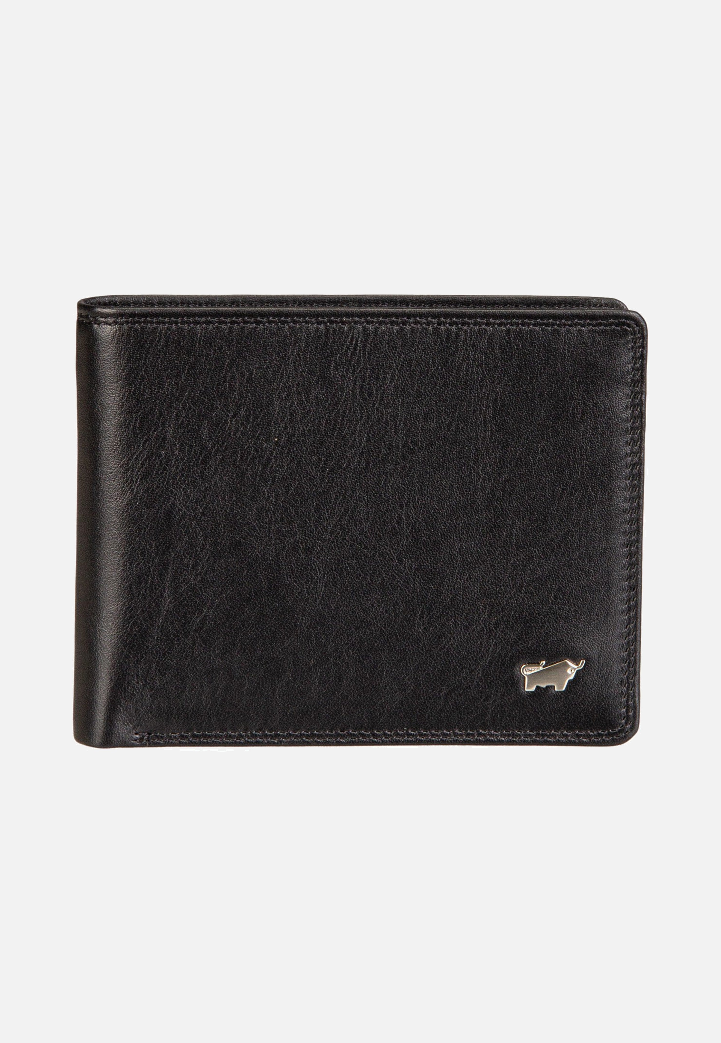 Golf RFID Coin Wallet 4+3Cs Black - Portemonnaie