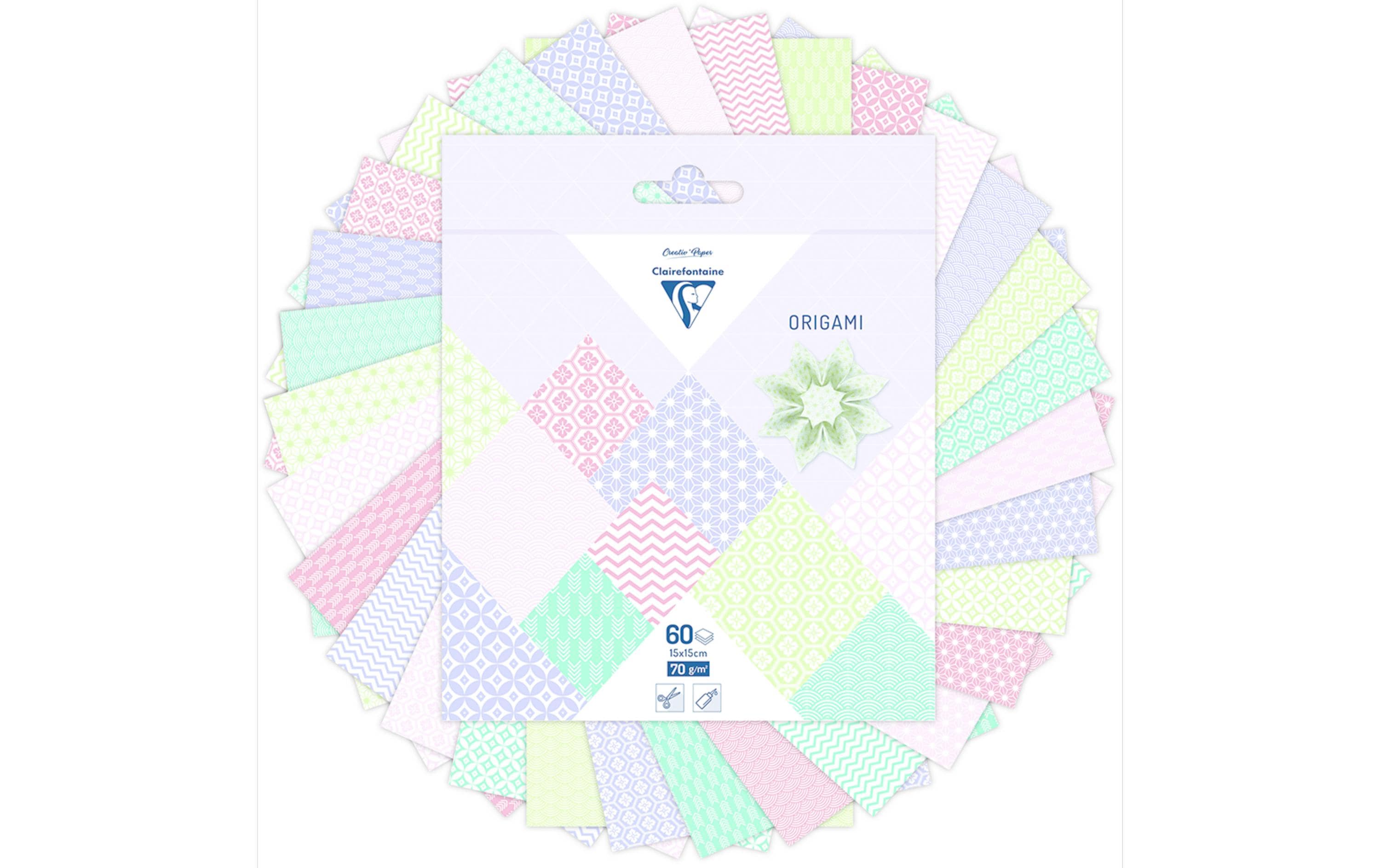 Bastelpapier Origami Papier Frühling, 60 BlattPapier für das Falten von Origami