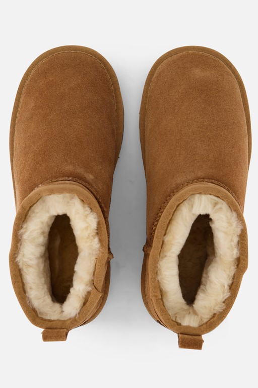 Warmbat Durack Gevoerde boots cognac Suede