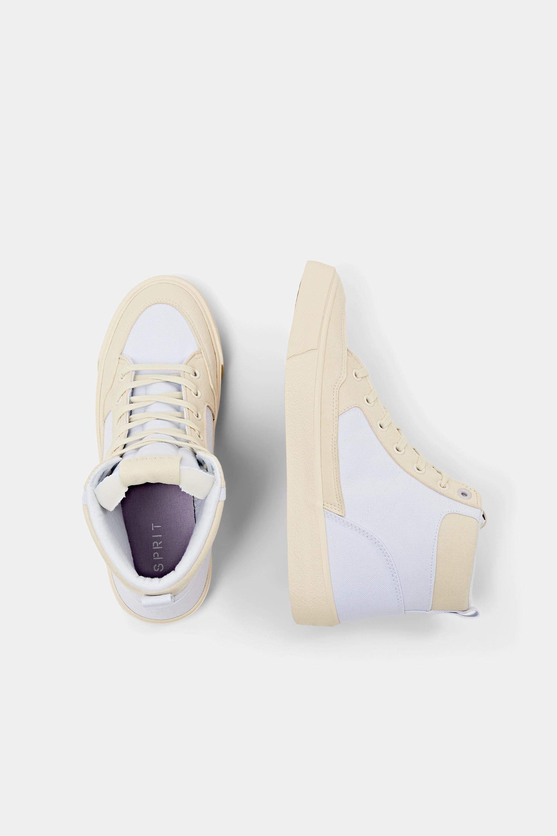 Sneakers montantes bicolores