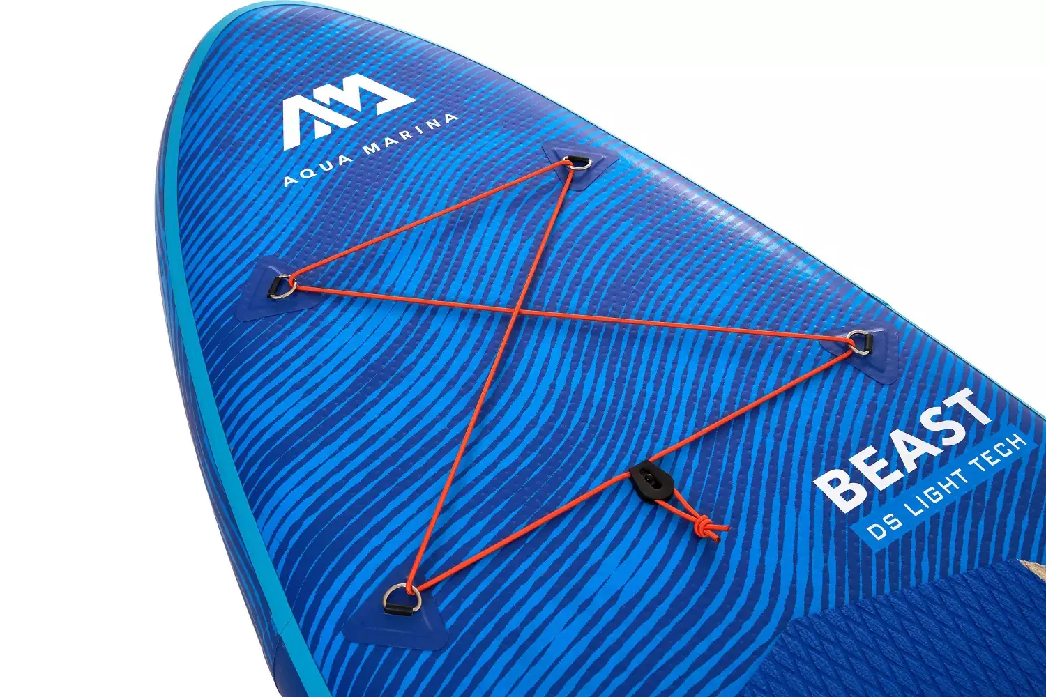 Aqua Marina SUP Board 320x81cm mit Reißverschlussrucksack Double Action-Pumpe LIQUID AIR V1 Paddel Einschub-Mittelfinne Sicherheitsleine Blau