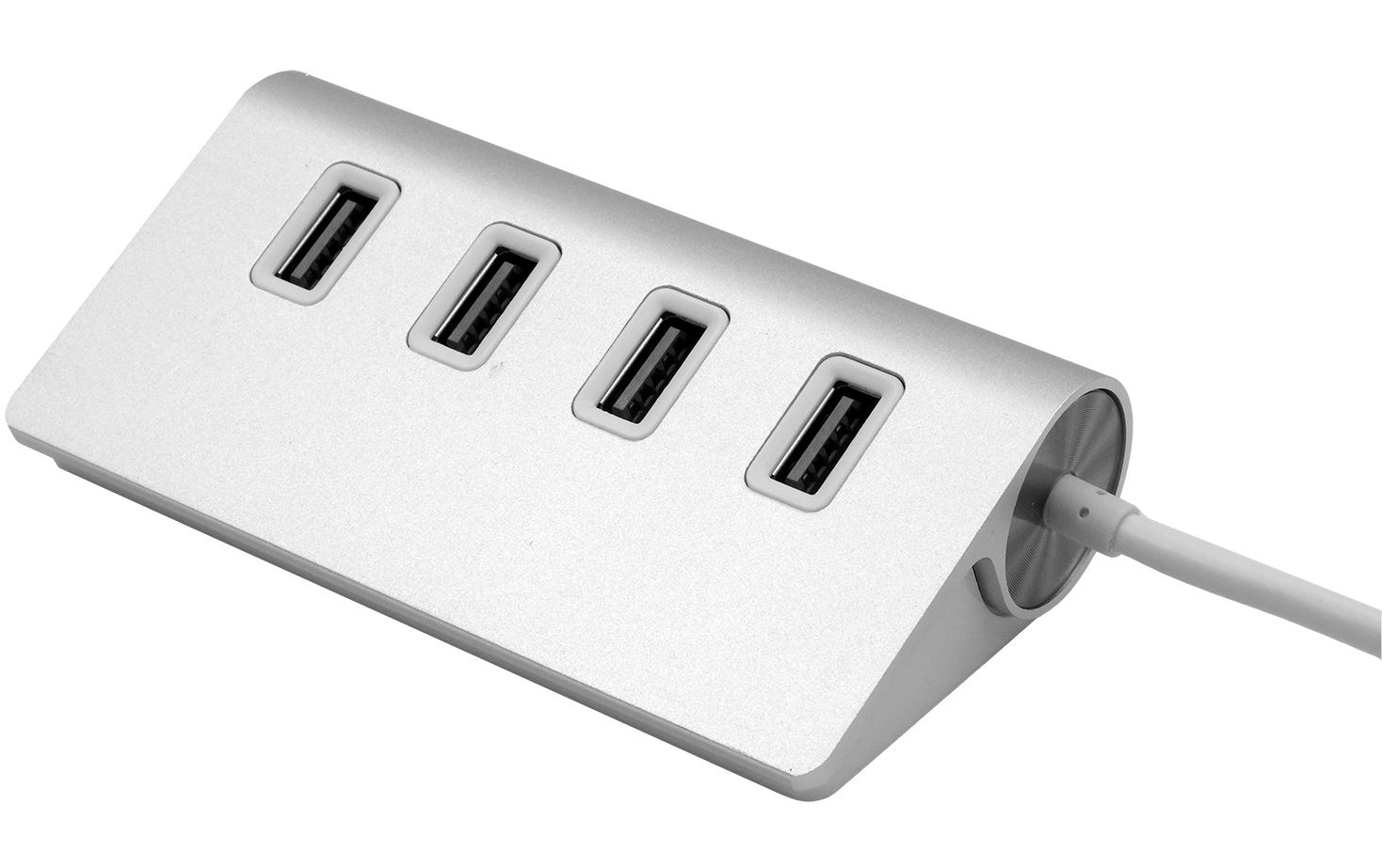 USB-Hub EX-1134-24-Port USB 3.0 HUB in einem elegantem Metall-Gehäuse
