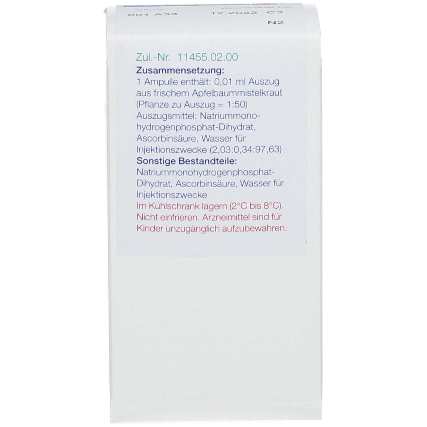 abnobaVISCUM® Mali 0,2 mg Ampullen