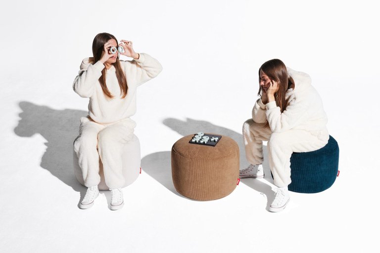 Fatboy Point poef slim cord Cream