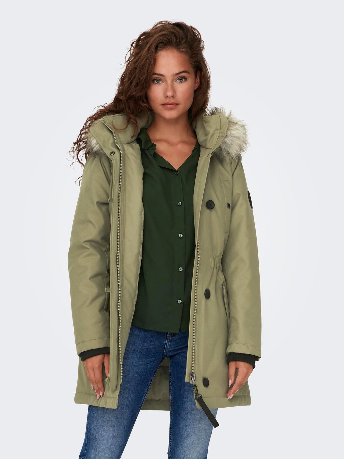 ONLIRIS Langer Parka Aloe