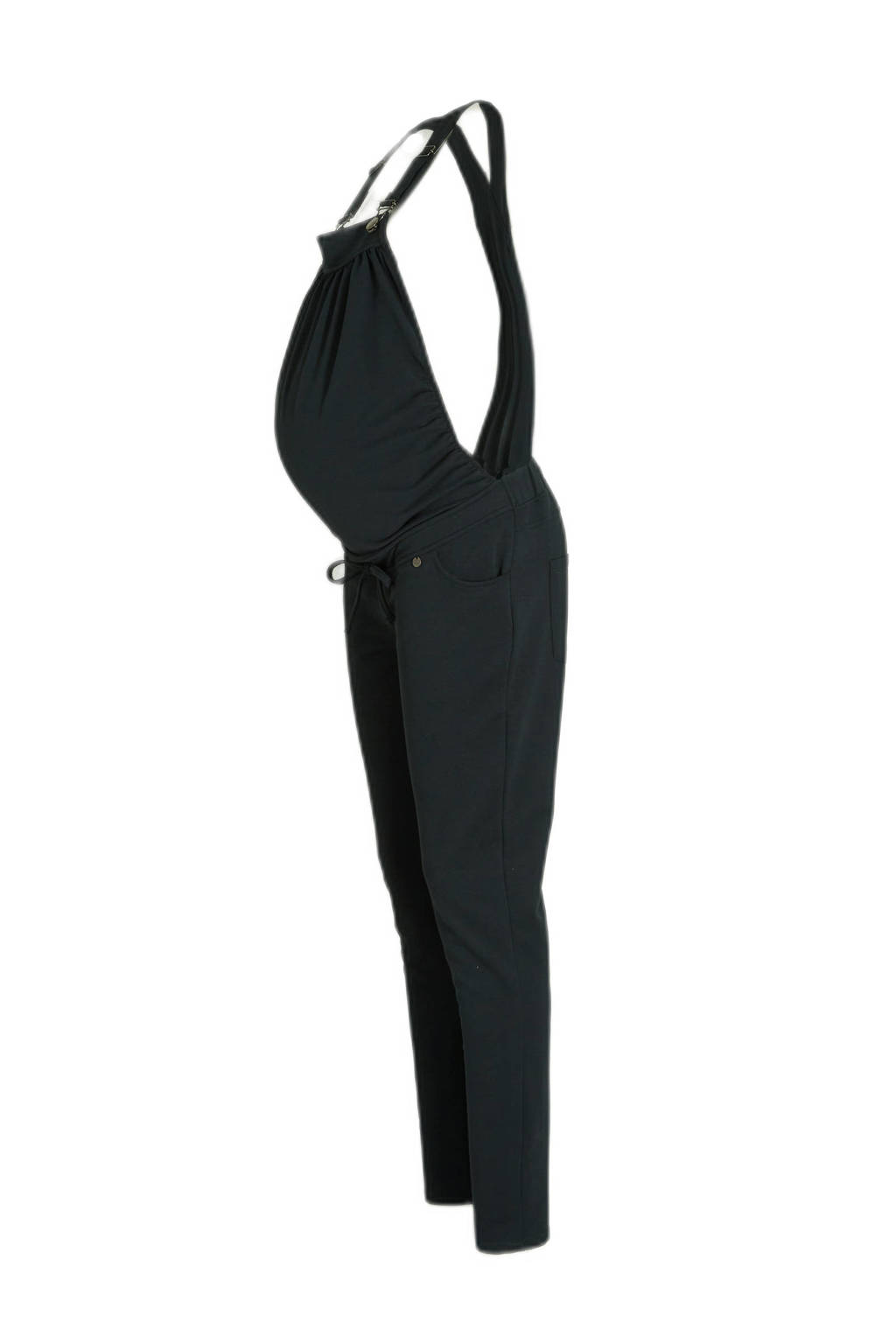LOVE2WAIT skinny zwangerschapstuinbroek zwart