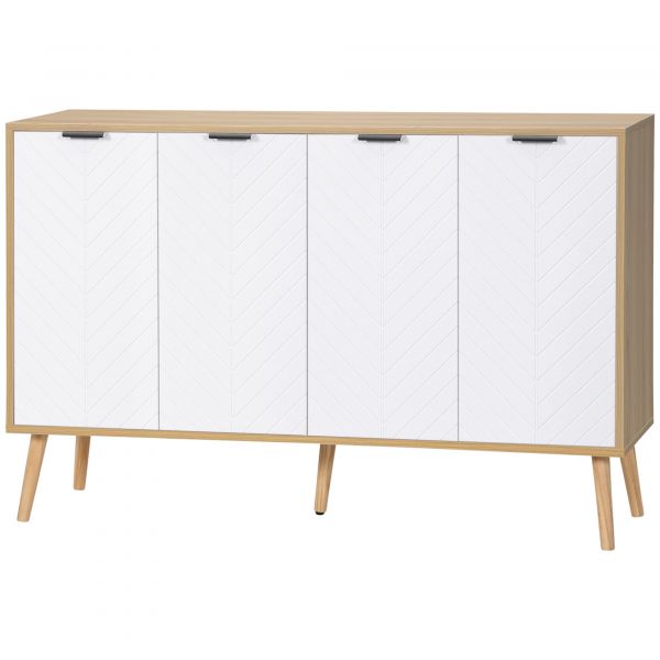 HomCom Aparador Lovar de 120cm Design Nórdico