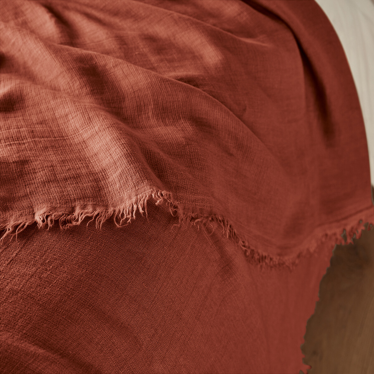 LA REDOUTE INTERIEURS<br>Colcha de linho lavado, Linange